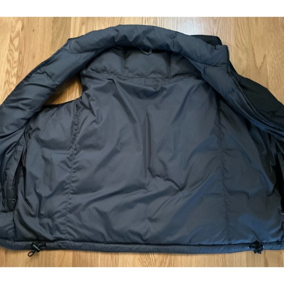 Eddie Bauer Reversible Goose Down Puffer Vest Black Gray Men's M - Picture 7 of 10